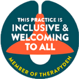 This practice is inclusive & welcoming to all badge This practice is inclusive & welcoming to all badge