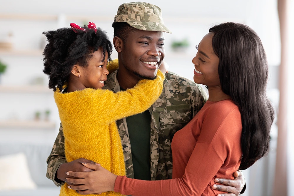 A happy soldier reflecting on their successful recovery through EMDR and trauma therapy in Winter Park, FL.